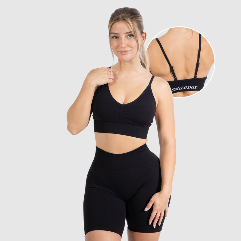 Sports Bra Maria Solid Scrunch